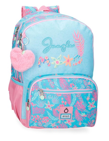 MOCHILA ADAP. 44CM. ENSO JUNGLE MOOD